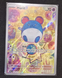 Pokemon Marill 232/217 Twilight Masquerade Illustration Rare Holo 70 HP - Image 1