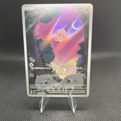 Pokemon Munna 116/086 Holo Illustration Rare Black Bolt Pokemon Holo Near Mint - Image 1