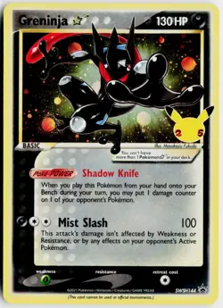 2019-2023 Pokemon SWSH Black Star Promos Greninja #SWSH144 - Image 1