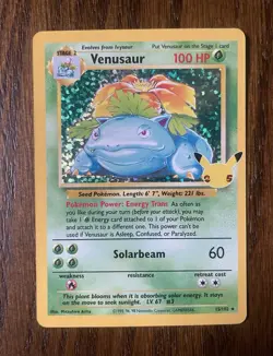 Pokemon TCG Celebrations Venusaur Holo Rare 15/102 - Image 1