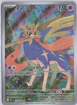Zacian 100/094 Illustration Rare Phantasmal Flames Pokemon Near Mint - Image 1