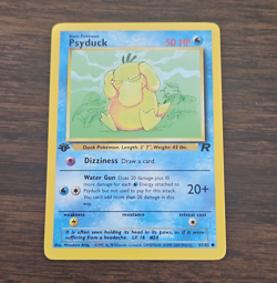 WotC Pokemon TCG Psyduck 65/82 Team Rocket Common Regular Unlimited 1999 50 HP - Image 1