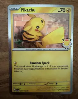 Pokemon Pikachu 051/162 Pokemon Day 2026 Holo Promo - Image 1