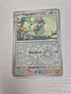 163/197 Pidgeotto Obsidian Flames Pokemon TCG Reverse Holo NM - Image 1