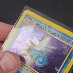 Misty's Seadra 70 HP Gym Heroes Holo Promo 9/132 - Image 2