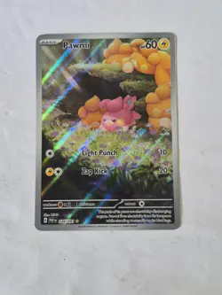 Pawmi 226/091 Illustration Rare Paldean Fates Pokemon Holo Near Mint - Image 1