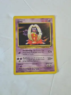 Jynx 31/102 Uncommon Base Set Unlimited Pokemon Moderately Played - Image 1