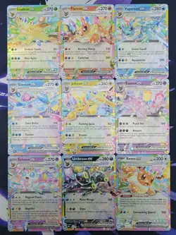 Eeveelution Prismatic Evolutions Double Rare Set Pokemon TCG - Image 1