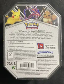 Pokemon SHSW V Powers Pikachu Tin Factory New Sealed - Image 2