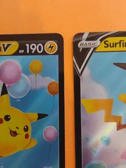 Pokemon Sword & Shield Celebrations Surfing Pikachu V & Flying Pikachu V - Image 5