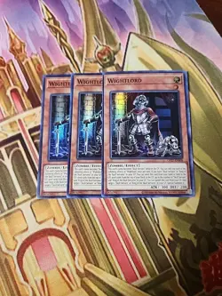 3X Wightlord OP27-EN008 Super Rare NM Yugioh - Image 1