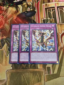 3X Ultimate Divine-Beast EGS1-EN004 Super Rare 1st Edition NM Yu-Gi-Oh! - Image 1