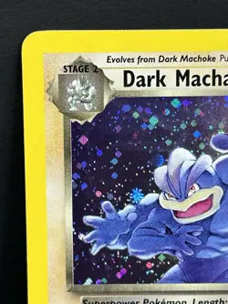 #2 Dark Machamp 10/82 Team Rocket 1999-2000 Holo Rare WOTC Pokemon Card TCG - Image 2