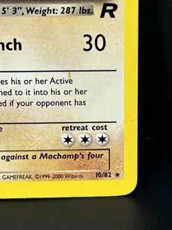 #2 Dark Machamp 10/82 Team Rocket 1999-2000 Holo Rare WOTC Pokemon Card TCG - Image 4