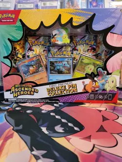 Pokemon TCG Bundle Ascended Heroes First Partners Deluxe Pin Collection - Image 1