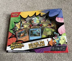 Pokemon TCG Ascended Heroes First Partners Deluxe Pin Collection New & Sealed - Image 1