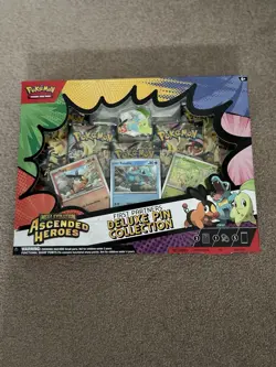 Pokemon TCG: Ascended Heroes First Partners Deluxe Pin Collection New & Sealed - Image 1
