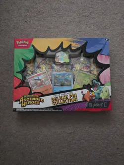 Pokemon TCG Ascended Heroes First Partners Deluxe Pin Collection New & Sealed - Image 1