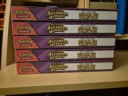Pokemon TCG Ascended Heroes First Partners Deluxe Pin Collection X5 - Image 2