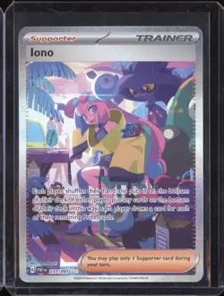 2024 Pokemon TCG Paldean Fates PAF 237/091 Iono Special Illustration Rare - Image 1