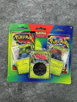 Pokemon TCG Phantasmal Flames Mega Evolution 2-Pack Blister Oddish Sealed - Image 1