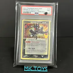 PSA 9 - Greninja Gold Star - SWSH144 - Pokemon TCG Celebrations - Image 1