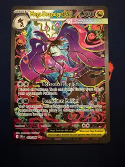 MEGA DRAGALGE EX 118/086 HOLO SPECIAL ILLUSTRATION RARE CHAOS RISING POKEMON - Image 1