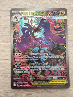 Mega Dragalge ex 118/086 Chaos Rising Special Illustration Rare Pokemon - Image 1