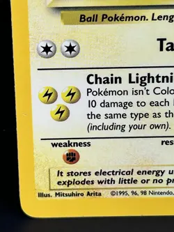 Pokemon TCG Electrode Jungle Holo Card 2/64 Unlimited Rare, No Symbol - Image 5
