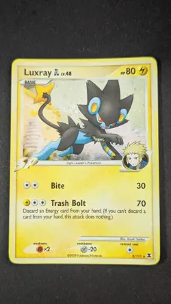 Pokemon Luxray 9/111 - Rare Holo Platinum Rising Rivals 2009 - Image 1