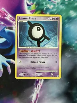 Unown [A] 65/130 Diamond and Pearl - Pokemon Card - Image 3