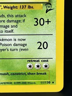 Nidoking 11/130 Base Set 2 1999-2000 Holo Rare WOTC Pokemon Card TCG - Image 4