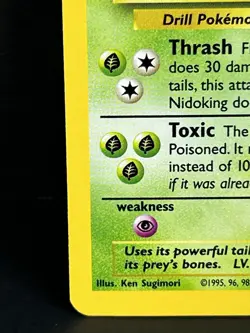 Nidoking 11/130 Base Set 2 1999-2000 Holo Rare WOTC Pokemon Card TCG - Image 5