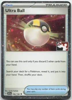 Ultra Ball - 196/198 Holo Prize Pack Series Cards Pokemon Card NM - Image 1