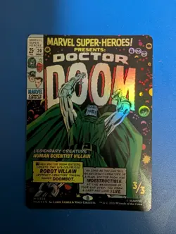 MTG Doctor Doom (Borderless Foil) #394 Marvel Super Heroes - Image 1