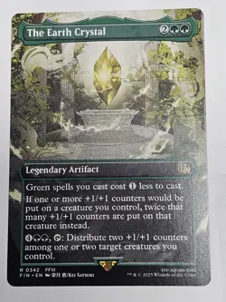 The Earth Crystal | NM | Borderless | FIN | R 0342 | MTG - Image 1