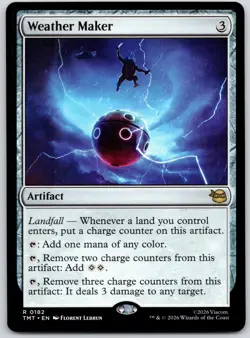 Weather Maker 0182 Rare Teenage Mutant Ninja Turtles Magic: The Gathering NM - Image 1