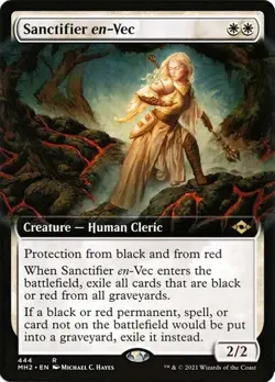 Sanctifier en-Vec - Extended Art Modern Horizons 2 NM MTG - Image 1