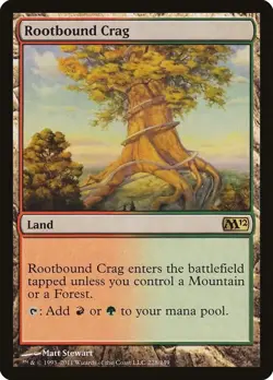 Rootbound Crag [Magic 2012] Lightly Played - Image 1