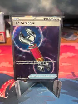 Tool Scrapper 115/086 Ultra Rare ME04: Chaos Rising Pokemon Holo Near Mint - Image 1