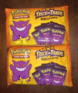 👻 2x SEALED 2022 Pokemon Trick or Trade 40pack Booster Bundles Halloween - Image 1
