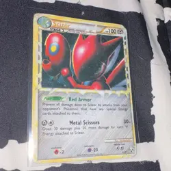 Pokemon TCG Scizor Prime 84/90 Undaunted Holo Ultra Rare Stage 1 100 HP - Image 1
