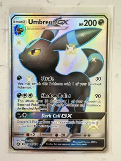 Pokemon Umbreon GX Hidden Fates Shiny Vault SV69/SV94 Holo NM - Image 1