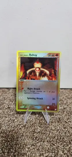 Pokemon Team Magma's Baltoy EX Team Magma vs. Aqua Reverse Holo 61/95 HP50 Basic - Image 1