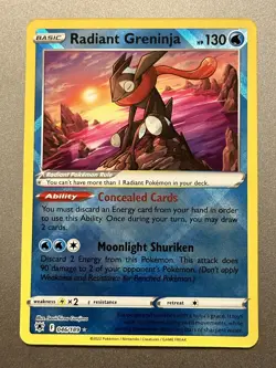 Pokemon TCG Radiant Greninja 46/189 Astral Radiance NM/M - Image 1