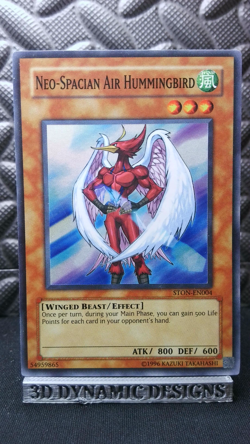 | Yugioh Neo-Spacian Air Hummingbird STON-EN004 Super Rare Of Neos NM- 🔥 | - Image 1