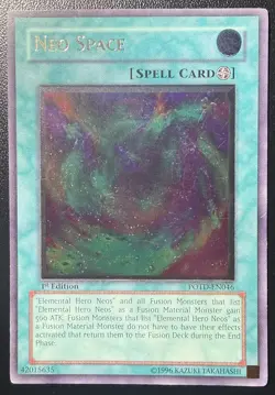 YuGiOh Power of the Duelist Neo Space Ultimate Rare 1st Edition POTD-EN046 - Image 1