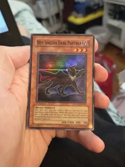 Yugioh Neo-Spacian Dark Panther POTD-EN005 1st Super Rare - Image 1