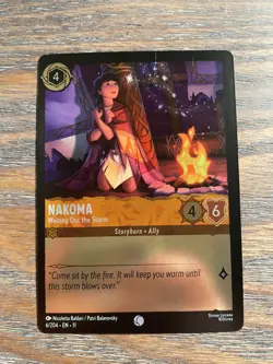 Disney Lorcana TCG Nakoma 6/204 holo foil Winterspell NM - Image 1