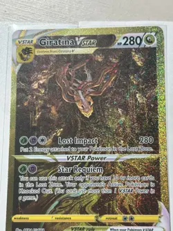Pokemon TCG - Giratina Vstar - (Secret Rare Gold) GG69/GG70 - Crown Zenith - Image 1